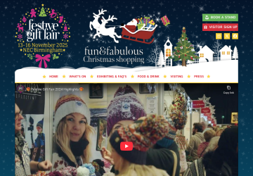 Festive Gift Fair Website Image