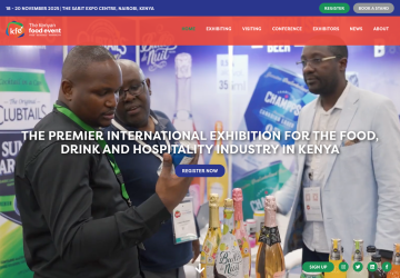Kenyan Food Event Website Image